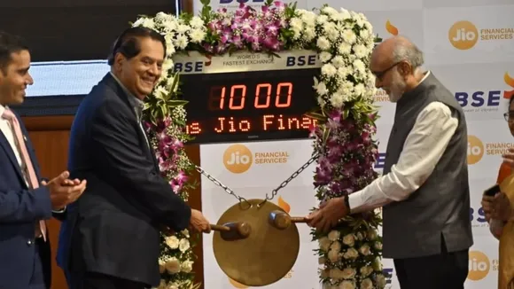 Jio Financial Services lists on BSE with marginal gain at Rs 265