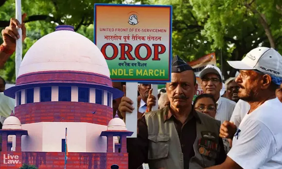 SC raps Defence ministry over arrears payments of OROP in installments