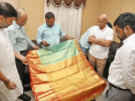 Telangana: Devotee donates saree with gold zari to Lord Balaji