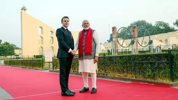 Modi, Macron hold 'productive' talks to further consolidate bilateral ties