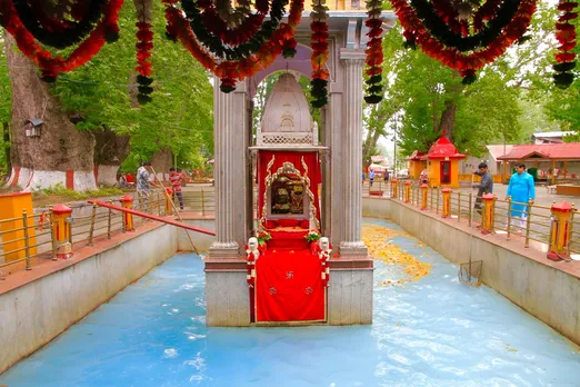 Jammu: About 4,500 devotees leave for annual Kheer Bhawani mela in Kashmir