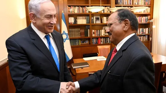 Ajit Doval meets Netanyahu to discuss war in Gaza, humanitarian aid