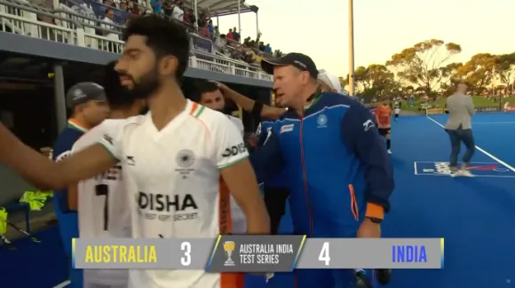 India shock Australia 4-3 in third hockey Test, first win in 13 years