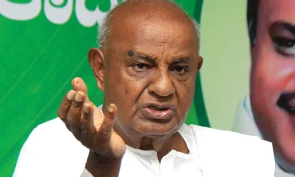 Congress govt in Karnataka spent public money in 5 states' recent polls, alleges Deve Gowda