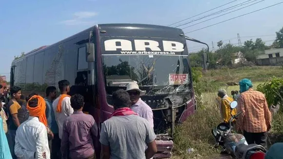 2 persons killed, 35 injured as bus overturns in MP