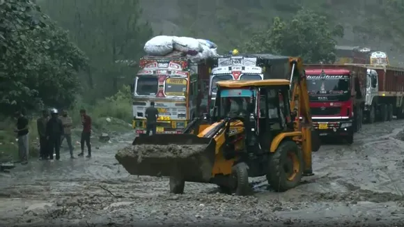 Flash floods wash away culvert on Jammu-Rajouri highway, traffic diverted