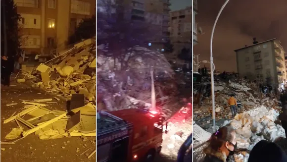 Several buildings collapse after 7.8 magnitude earthquake hits Turkey