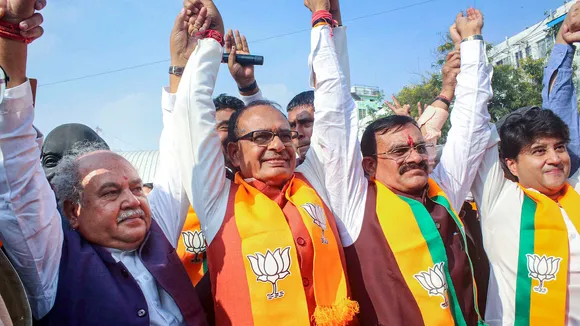 BJP retains Madhya Pradesh with two-thirds majority; wins 163 seats