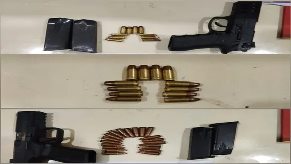 J-K: Arms recovered from 3 persons during search operation in Pulwama, arrested