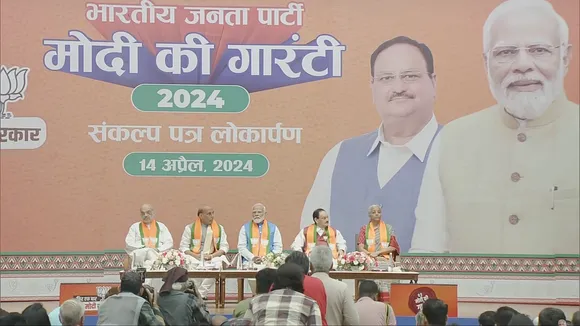 BJP launches its manifesto on Ambedkar jayanti amid Constitution scare