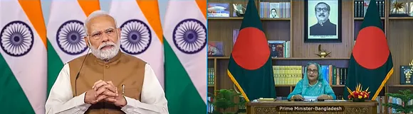 PM Modi, Sheikh Hasina jointly inaugurate three development projects
