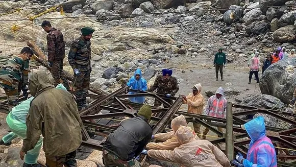 Sikkim flash flood: Search for 105 missing people continues, IAF begins rescuing stranded tourists