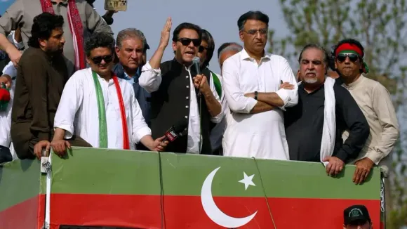 Toshakhana case: Imran Khan leaves for Islamabad to appear in court