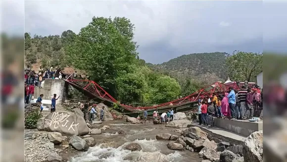 20 injured in footbridge collapse in Udhampur