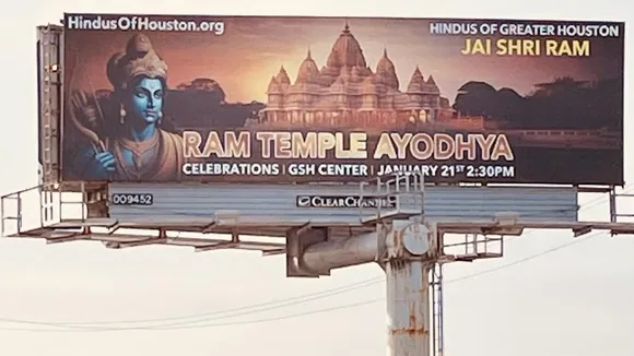 Majestic Ram Temple billboard allures thousands of motorists in Houston