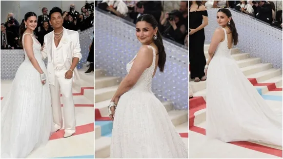 Alia Bhatt channels iconic Chanel bride at Met Gala in 'made in India' creation