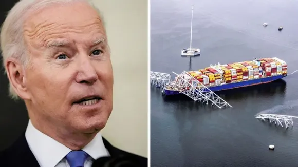 Indian Embassy in US condoles 'unfortunate accident' at Baltimore bridge; President Biden takes note of prompt action by ship's crew