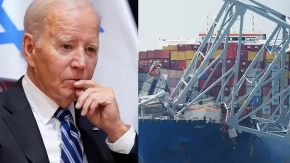 Biden praises prompt action of Indian crew of ship which hit Baltimore bridge