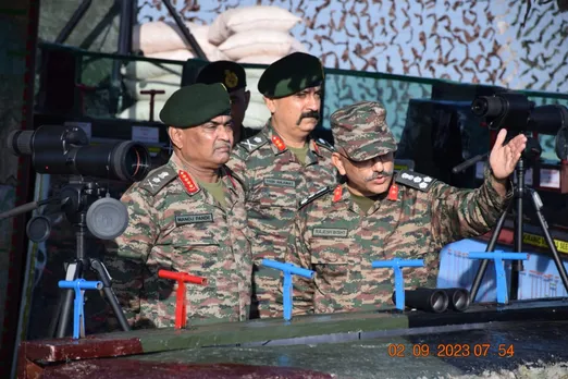 Army chief Gen Manoj Pande visits forward areas along LoC in Rajouri