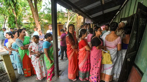 5 Lok Sabha seats in Assam record voter turnout of 9.15% till 9 am