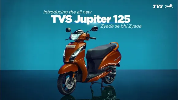 TVS Motor launches TVS Jupiter 125 with SmartXonnect technology