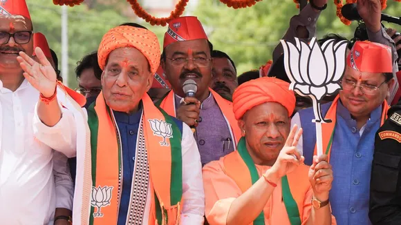 2024 LS polls: Rajnath Singh files nomination from Lucknow seat