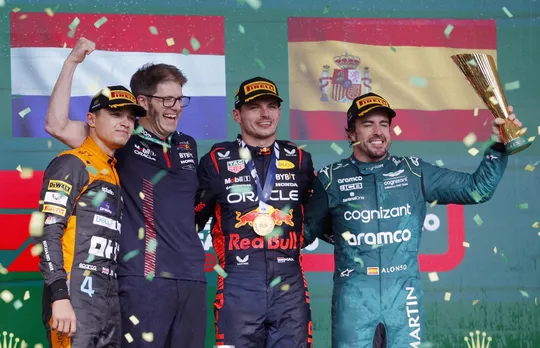 Verstappen wins Brazilian Grand Prix, Perez distances from Hamilton in fight for runner-up