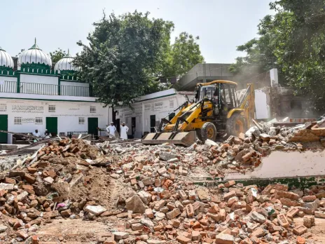 Anti-encroachment action around 'dargah' in east Delhi