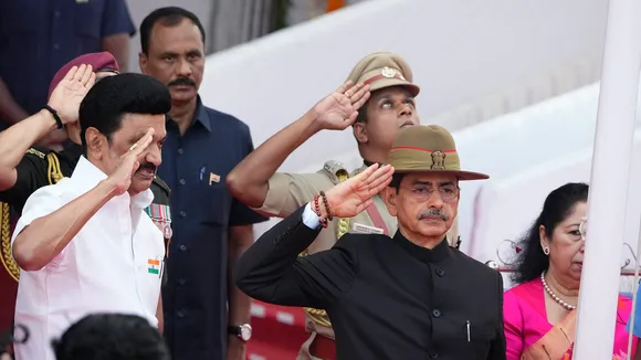 TN Governor Ravi unfurls national flag, Tamil pride showcased in R-Day celebrations