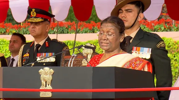President Murmu reviews NDA passing out parade, lauds participation of 1st batch of women cadets