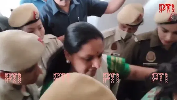 Delhi excise policy scam: BRS leader K Kavitha produced in court
