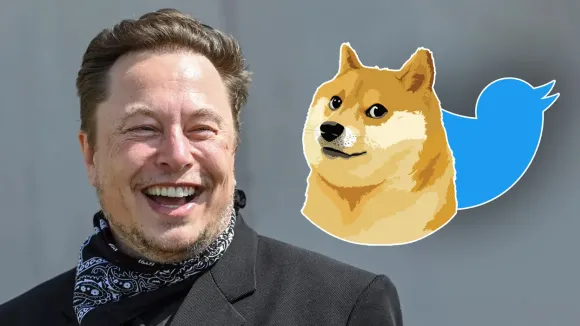Elon Musk plays with Twitter logo, changes it to a 'Doge' meme