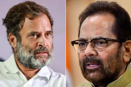 Cong unable to digest India's growing stature: Naqvi on Rahul's remarks in US