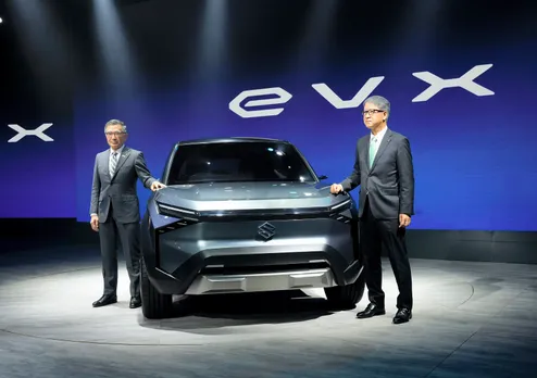Auto Expo 2023 opens; Suzuki Motor unveils concept electric SUV 'eVX'