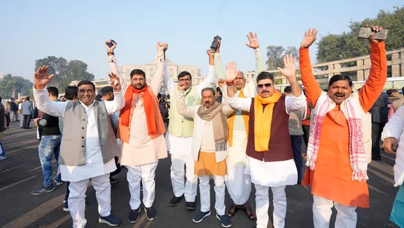UP legislators leave for Ayodhya visit from Lucknow