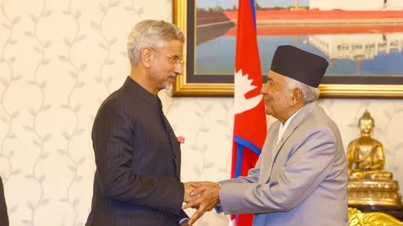 EAM Jaishankar calls on Nepal President and Prime Minister