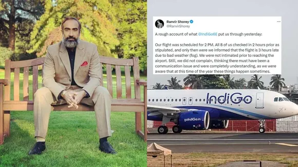 Ranvir Shorey criticises IndiGo over 10 hr delay, claims carrier didn't have a pilot