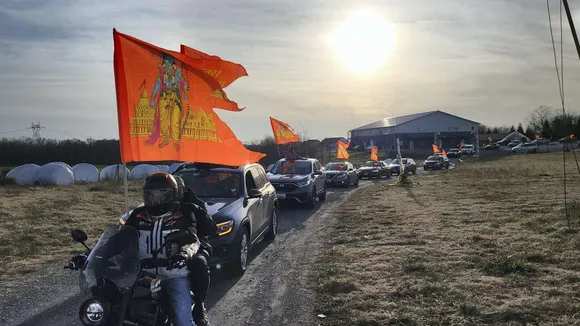 Hindu Americans organise car rally in Washington suburb ahead of Ram Temple inauguration
