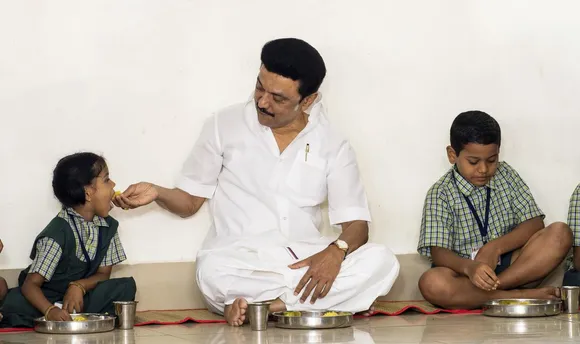 M K Stalin launches expanded breakfast scheme for school children