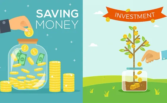 What distinguishes savings from investments?