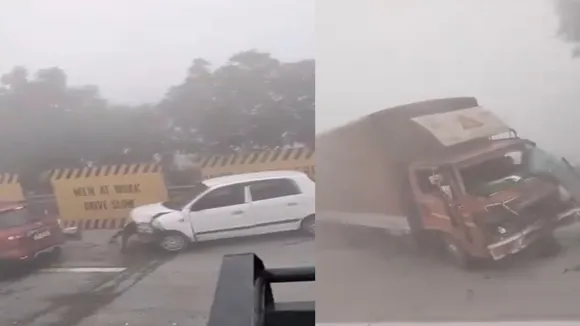 Several injured in pile-up on Yamuna Expressway in Gr Noida amid fog