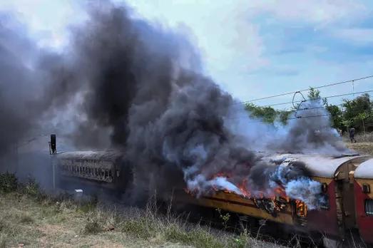 Falaknuma Express catches fire near Hyderabad, none hurt