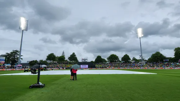 NZvIND: Rain plays spoilsport again, 2nd ODI in Hamilton abandoned