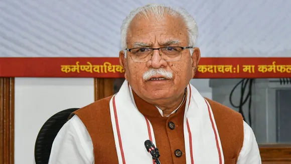 Khattar announces 20% reservation in promotions for Group A, B officials of SC category