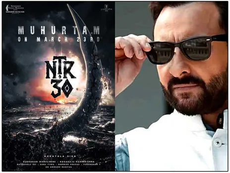 Saif Ali Khan joins Jr NTR's next movie, starts filming