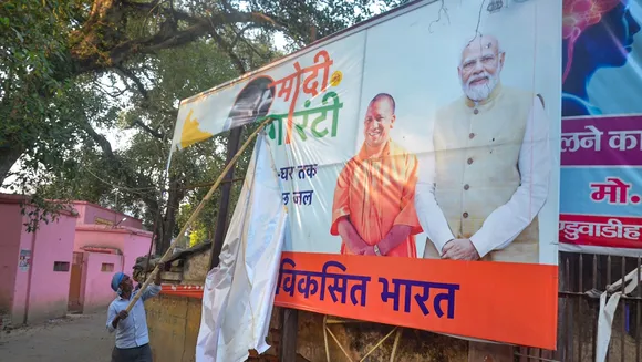 Lok Sabha polls: Over 11,600 political hoardings, posters removed within 72 hours in Noida