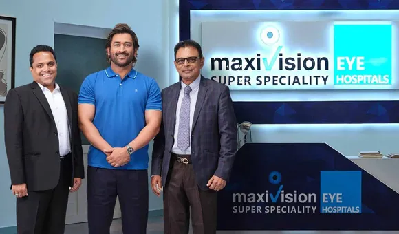 Maxivision Super Speciality Eye Hospitals ropes in MS Dhoni as brand ambassador