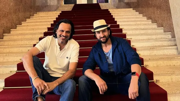 Director Robbie Grewal and Saif Ali Khan