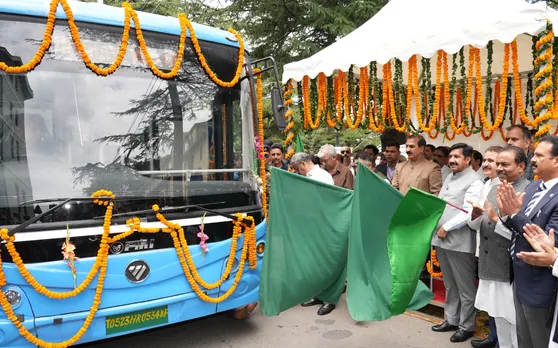Himachal CM Sukhu flags off 20 e-buses of state transport corporation