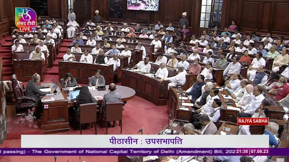 With 131 votes in favour, Rajya Sabha passes Delhi services bill